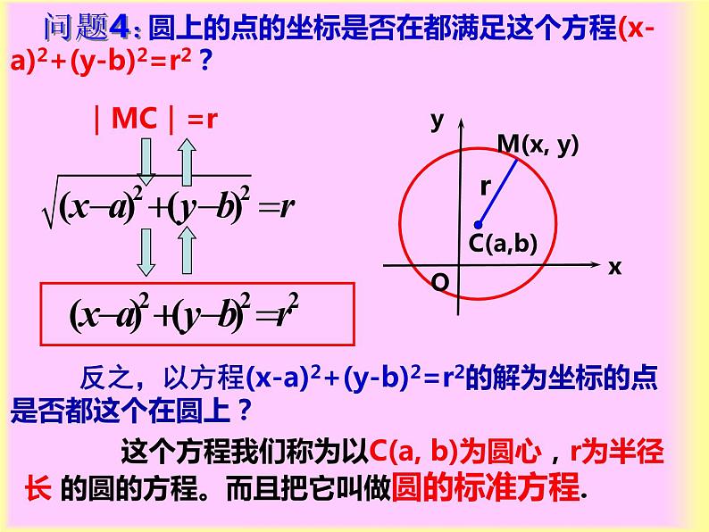 高中数学人教A版必修二：4.1.1圆的标准方程 课件08