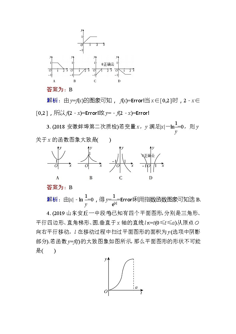 2020届高考数学一轮复习课时训练：第2章 函数的概念与基本初等函数Ⅰ 10 Word版含解析02