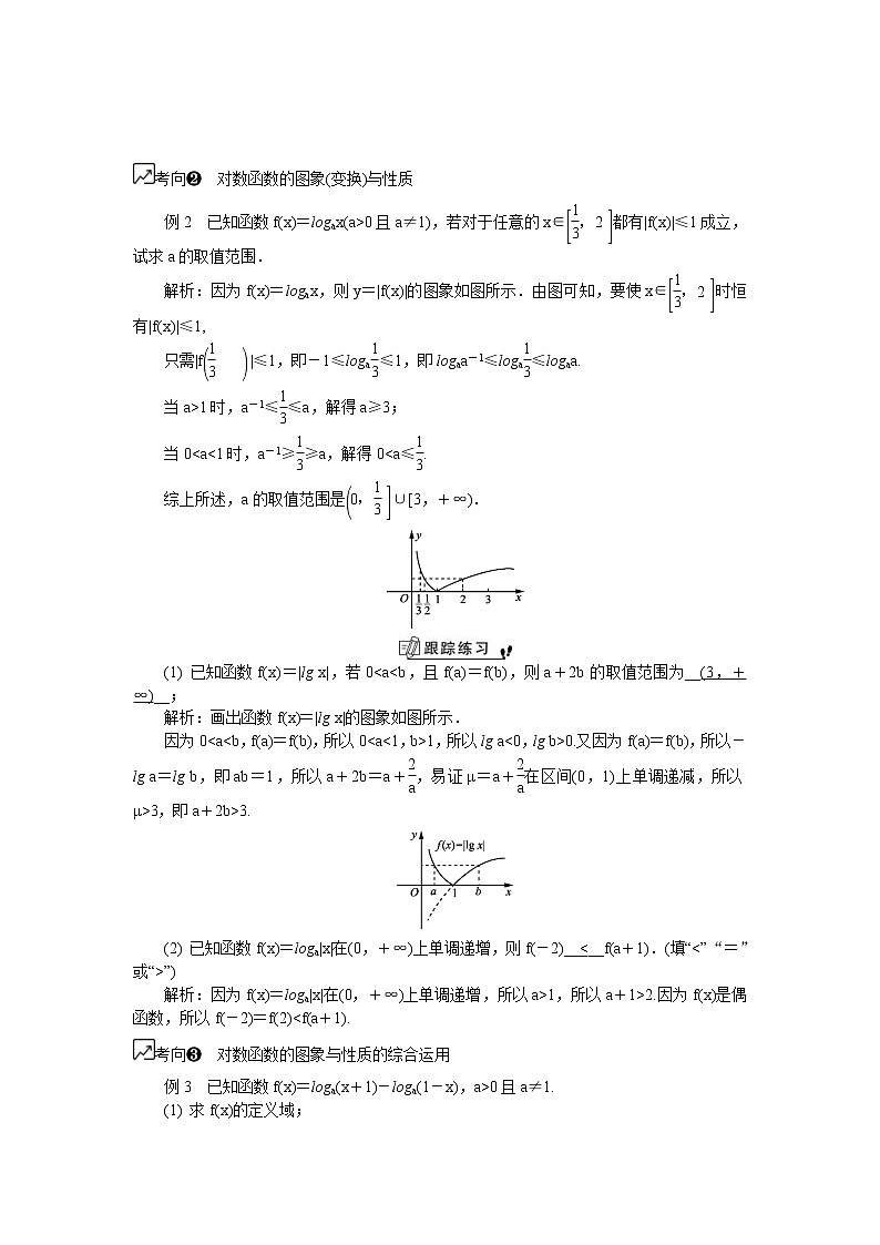 2020版江苏高考数学一轮复习学案：第14课《对数函数》(含解析)第3页