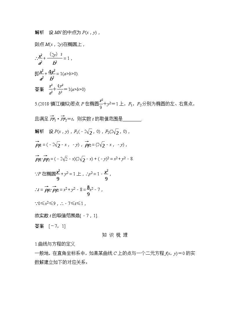 2019版高考数学（理）创新大一轮江苏专用版讲义：第九章平面解析几何第60讲02