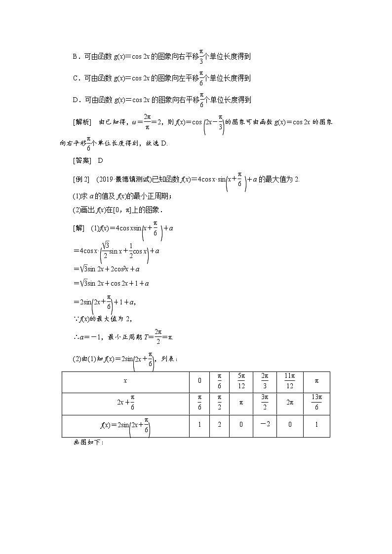 2020届高考数学一轮复习新课改省份专用学案：第四章第三节三角函数的图象与性质03