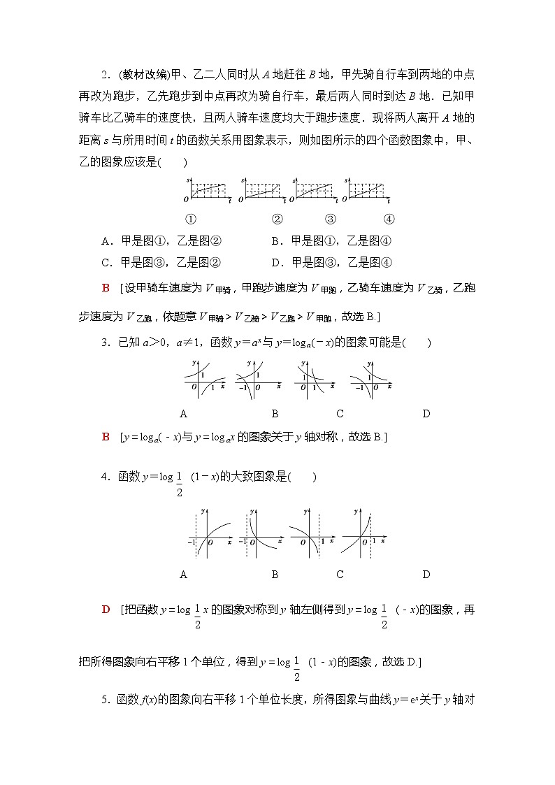 2020版新一线高考理科数学一轮复习教学案：第2章第7节　函数的图象03