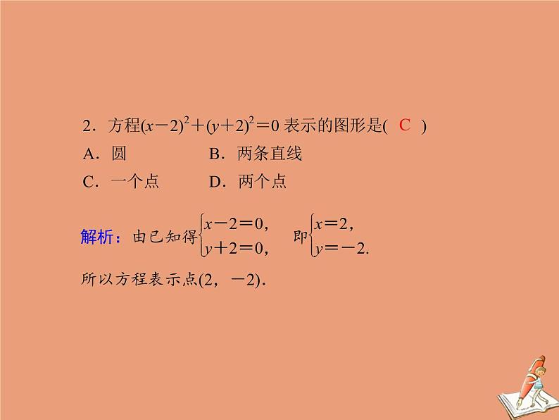 2020_2021学年高中数学第二章圆锥曲线与方程课时作业92.1.1曲线与方程课件新人教A版选修2_103