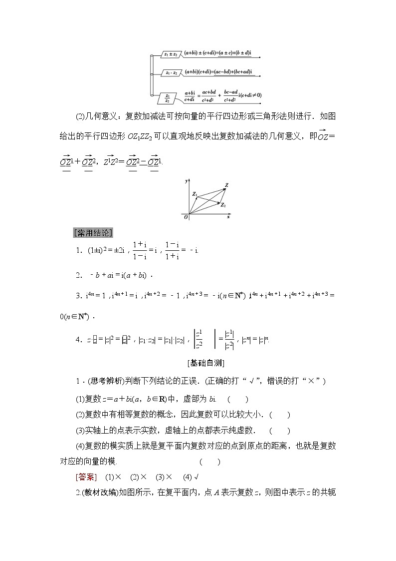 2020年高考数学一轮复习教案：第4章 第4节　数系的扩充与复数的引入(含解析)02