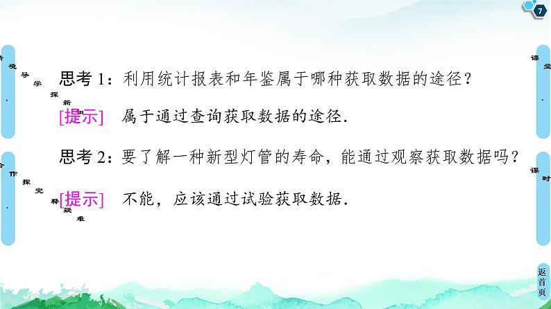 第9章 9.1　9.1.3　获取数据的途径-【新教材】人教A版（2019）高中数学必修第二册课件07