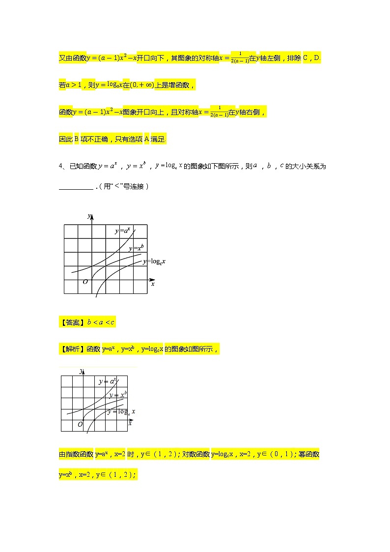 第4章专题7 函数的图像-【新教材】人教A版（2019）高中数学必修第一册常考题型专题练习（机构专用）第3页