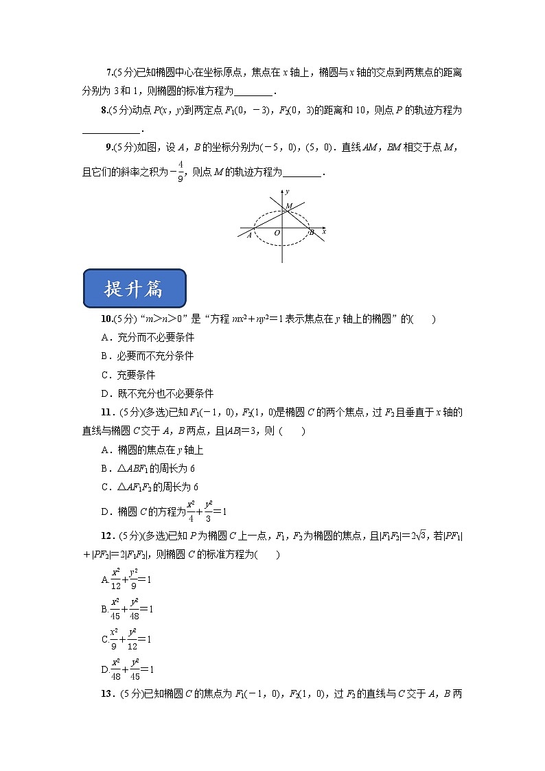 3.1.1 椭圆及其标准方程（同步练习）含解析02