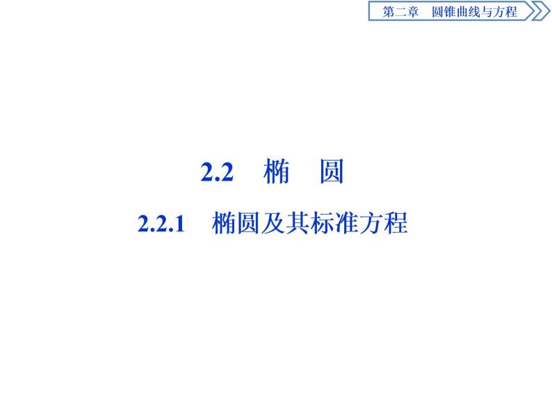 圆锥曲线与方程：2019-2020学年人教A版数学选修2-1新课改地区专用版（课件+教师用书+应用案巩固提升） (共26份打包)02