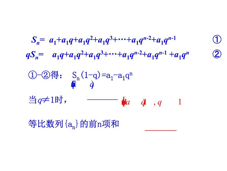 人教版高中数学必修五同课异构课件：2.5 第1课时 等比数列的前n项和 情境互动课型07