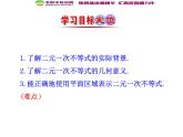人教版高中数学必修五同课异构课件：3.3.1 二元一次不等式（组）与平面区域 第1课时 二元一次不等式表示的平面区域 情境互动课型