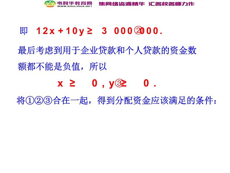 人教版高中数学必修五同课异构课件：3.3.1 二元一次不等式（组）与平面区域 第2课时 二元一次不等式组表示的平面区域 情境互动课型06