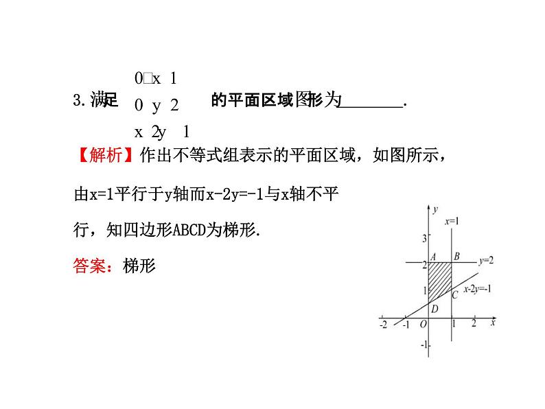 人教版高中数学必修五同课异构课件：3.3.2 简单的线性规划问题 .1 探究导学课型07