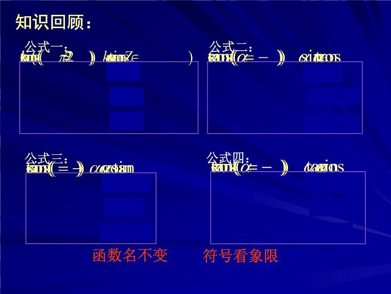 三角函数的诱导公式（二） 课件02