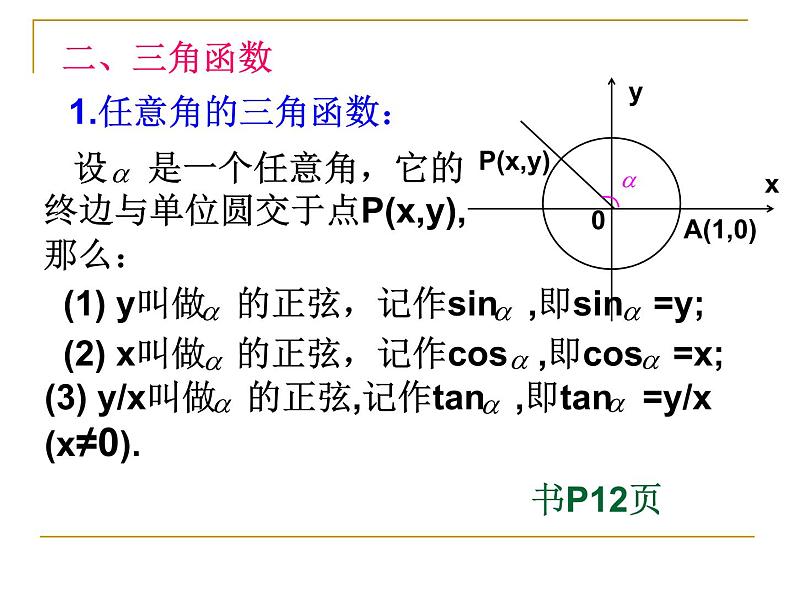三角函数复习 课件06