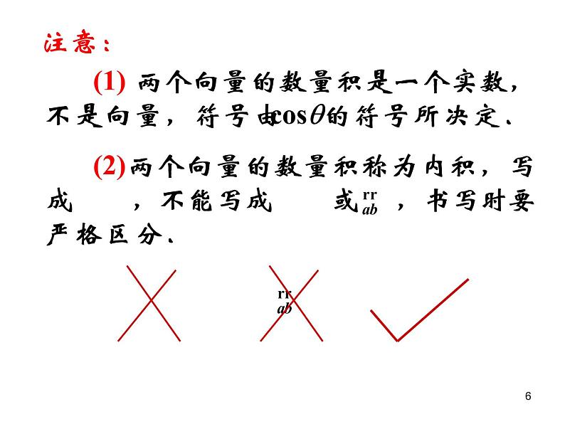 平面向量的数量积及运算律(1) 课件06