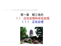 高中1.1 正弦定理和余弦定理授课ppt课件