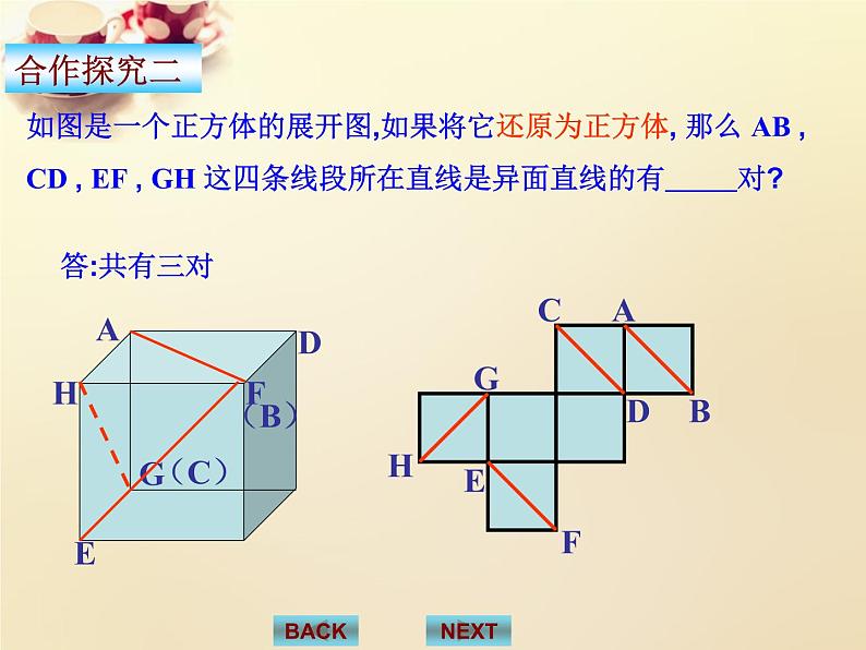高中数学 2.1.2空间中直线与直线之间的位置关系（第3课时）课件 新人教A版必修208