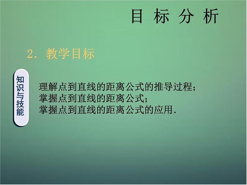 高中数学 3.3.1点到直线的距离课件3 新人教A版必修206