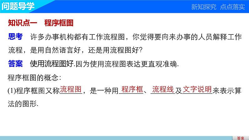 高中数学（人教版A版必修三）配套课件：1.1.2  程序框图与算法的基本逻辑结构第1课时03
