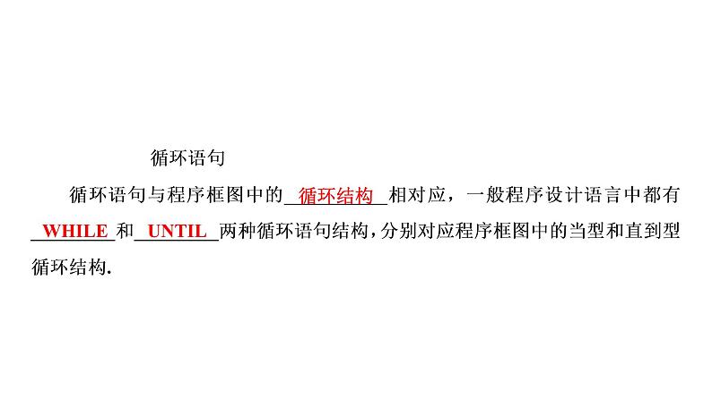 高一数学人教A版必修三同步课件：第一章  1.2.3循环语句课件（共48张PPT）04