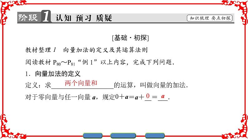 高中数学人教A版（课件）必修四 第二章 平面向量 2.2.103