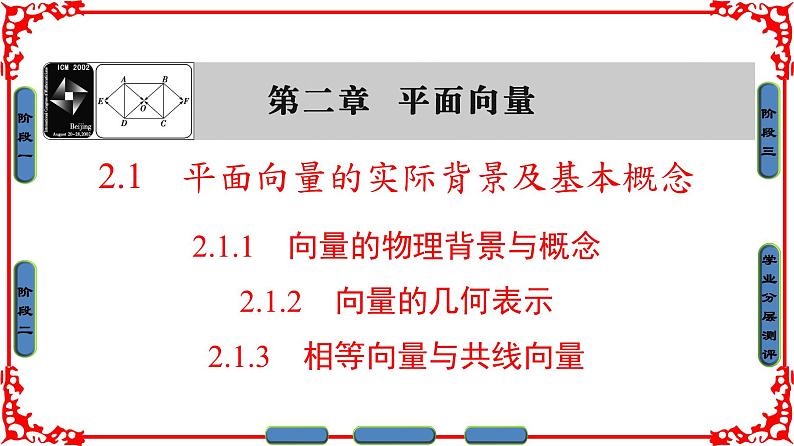 高中数学人教A版（课件）必修四 第二章 平面向量 2.1.1、2.1.2、2.1.301