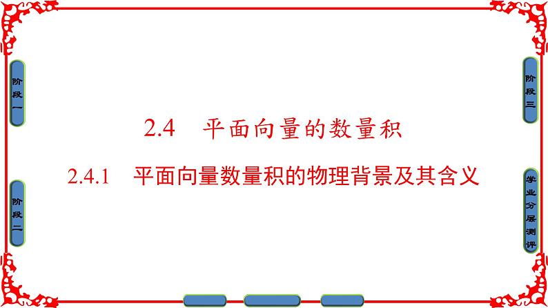 高中数学人教A版（课件）必修四 第二章 平面向量 2.4.101