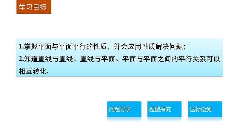高一数学人教版A版必修二课件：2.2.4 平面与平面平行的性质 课件(共23张PPT)02