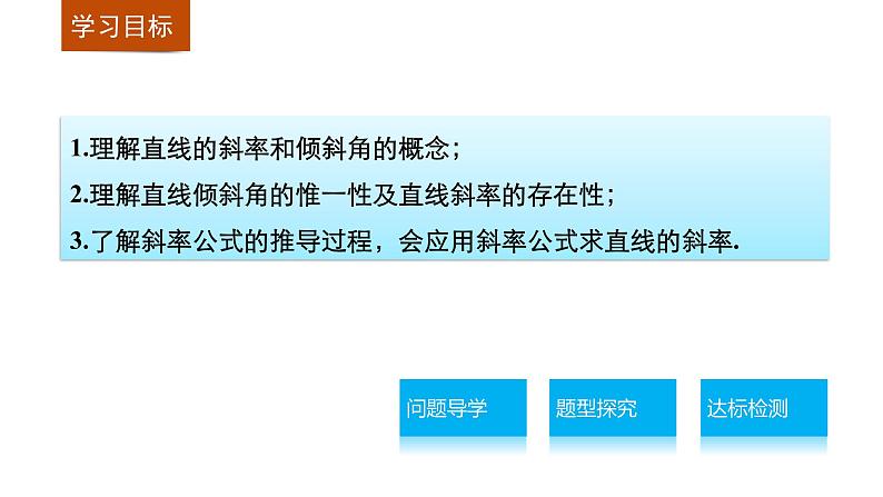 高一数学人教版A版必修二课件：3.1.1 倾斜角与斜率 课件(共27张PPT)第2页
