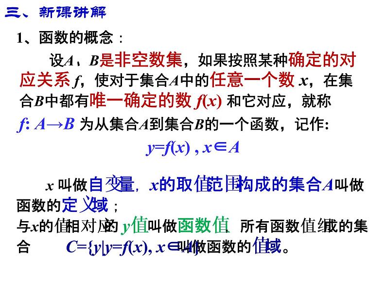 高一数学人教A版必修1课件：1.2.1 函数的概念（第1课时） 课件（共38张PPT）08