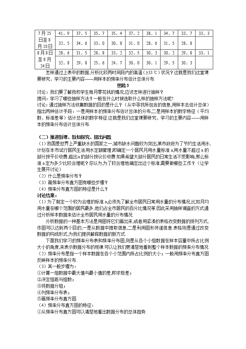 人教A版数学必修三2-2-1用样本的频率分布估计总体分布第2页
