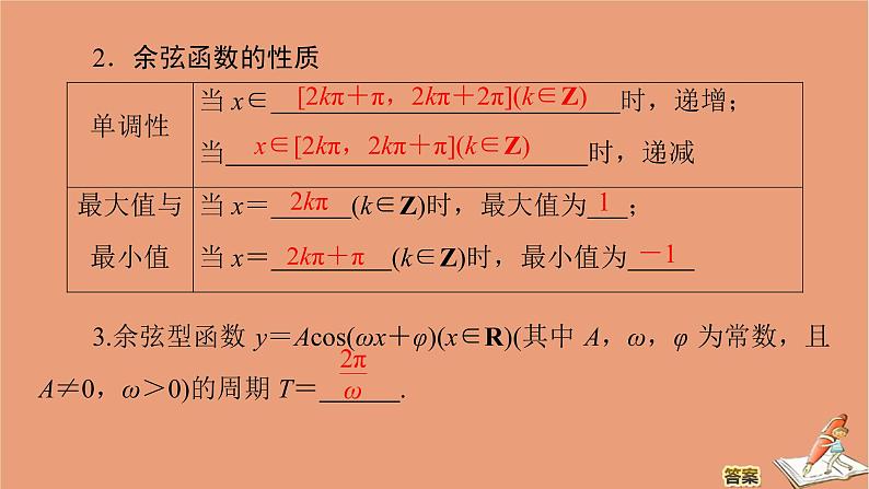 2020高中数学第七章三角函数7.3三角函数的性质与图像7.3.3余弦函数的性质与图像课件新人教B版必修第三册202010211118第6页