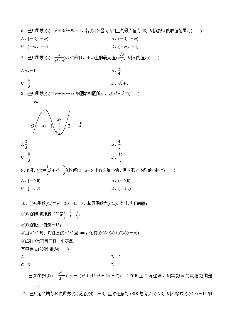 【精品试题】高考数学一轮必刷题 专题14 导数的应用（含解析）02