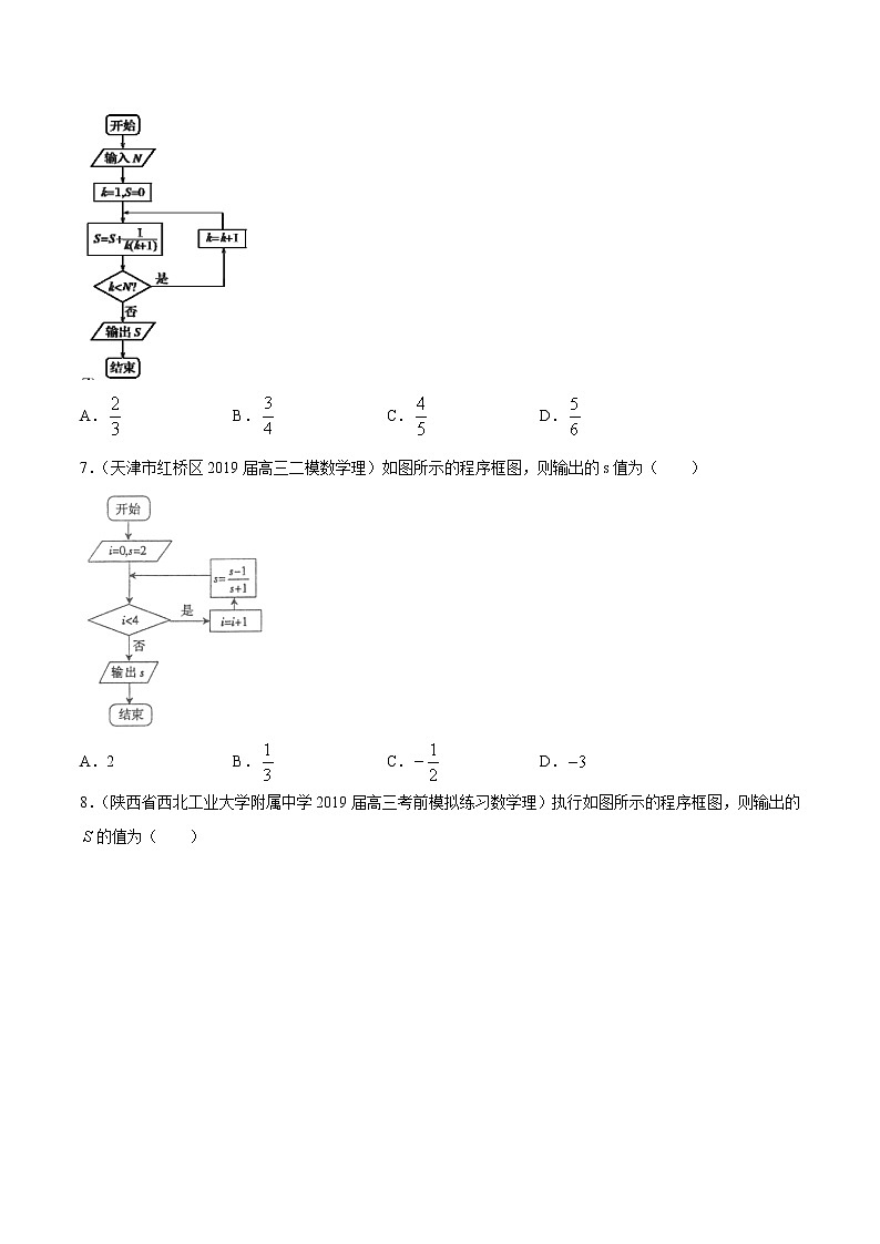 【精品试题】高考数学一轮必刷题 专题63 算法初步（含解析）03