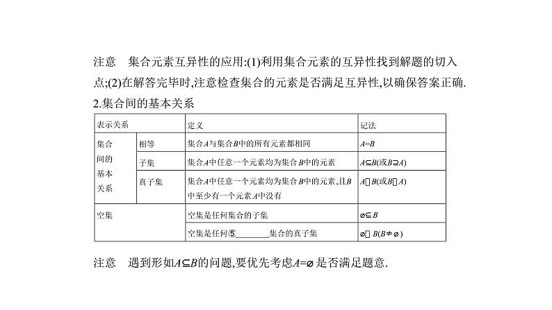 2021年高考专题复习1集合与常用逻辑用语第3页
