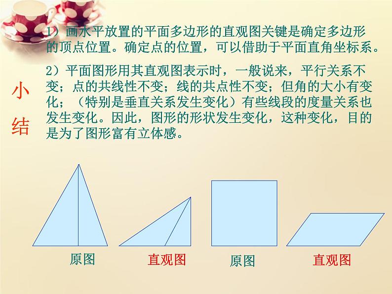 高中数学 第一章 空间几何体 1.2.3空间几何体的直观图课件 新人教A版必修206
