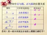 高中数学第二章 点、直线、平面之间的位置关系 2.1.1平面课件 新人教A版必修2