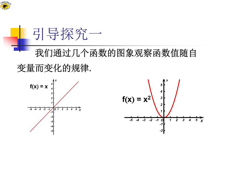 高中 数学 人教版新课标A  必修1  第一章 集合与函数概念 1.3.1 单调性与最大（小）值 第1课时 课件05