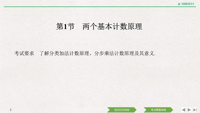 人教版高三理数一轮课件  第十章 第1节 两个基本计数原理02