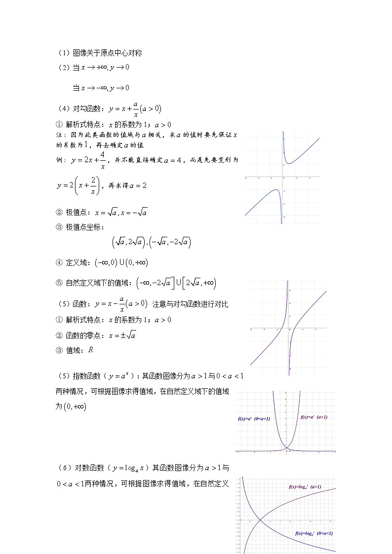 高中数学讲义微专题04  函数值域的求法02