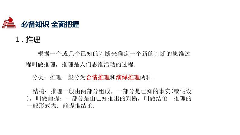 2020版高考理数：专题（14）推理与证明 课件第4页