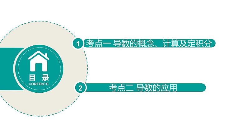2020版高考理数：专题（3）导数及其应用 课件第2页