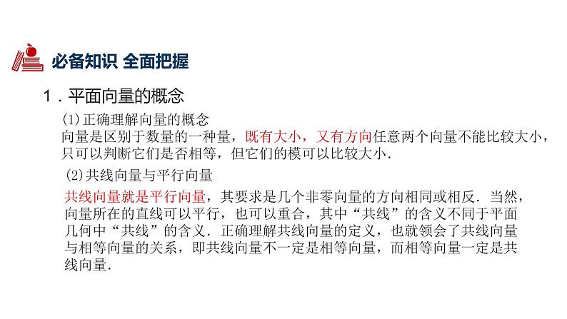 2020版高考理数：专题（5）平面向量 课件第4页