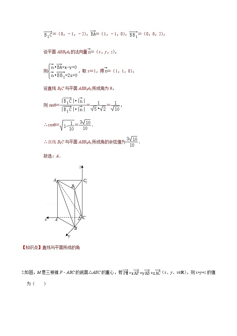 必刷卷04 2020-2021学年高二年级数学上学期期末仿真必刷模拟卷（人教A版2019）（解析版）02