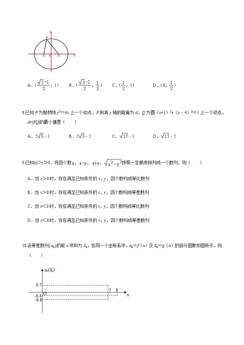 必刷卷08 2020-2021学年高二年级数学上学期期末仿真必刷模拟卷（人教A版2019）（原卷版）第3页