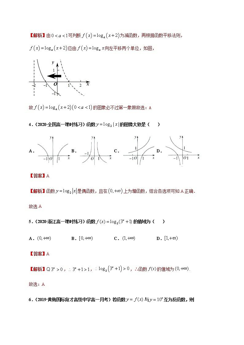 专题4.3对数函数-2020-2021学年高一数学尖子生同步培优题典（人教A版2019必修第一册）02