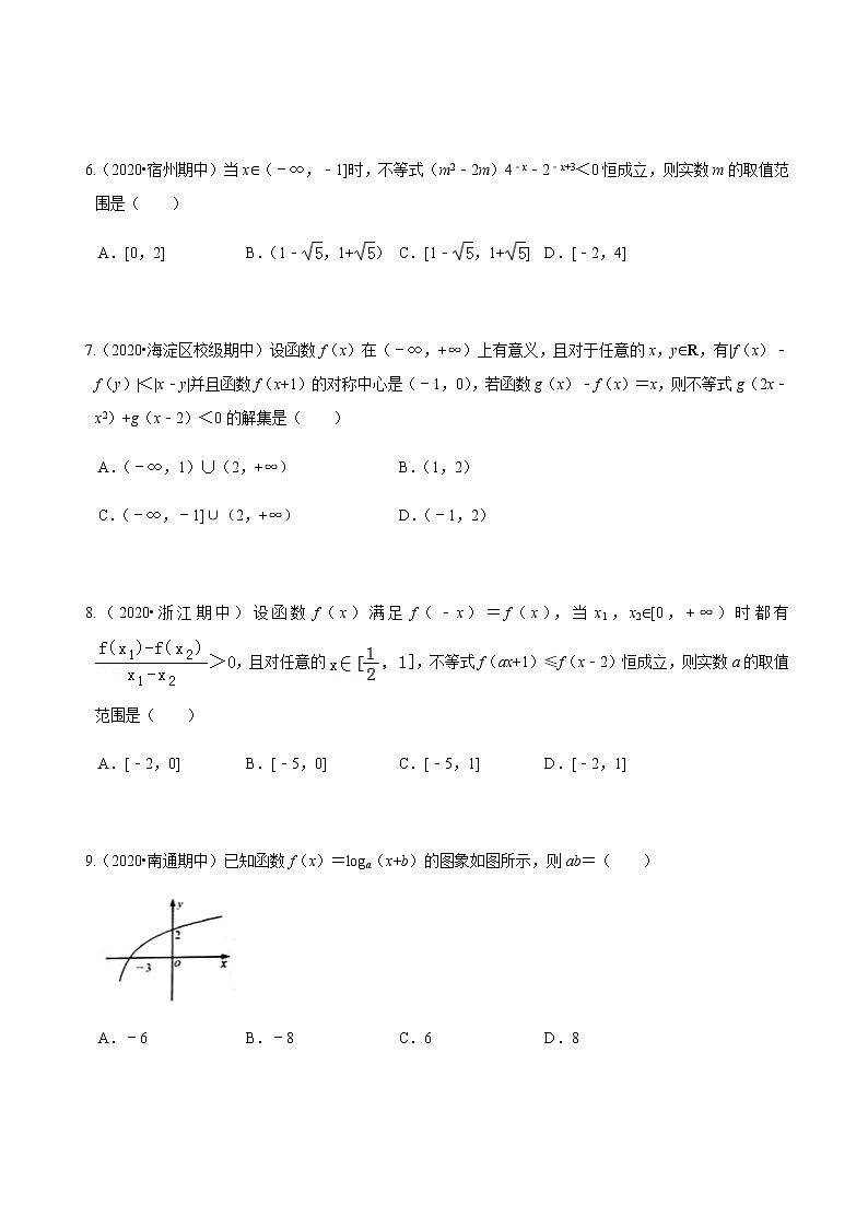 考点05 期中训练之集合和函数概念3（原卷版）第2页