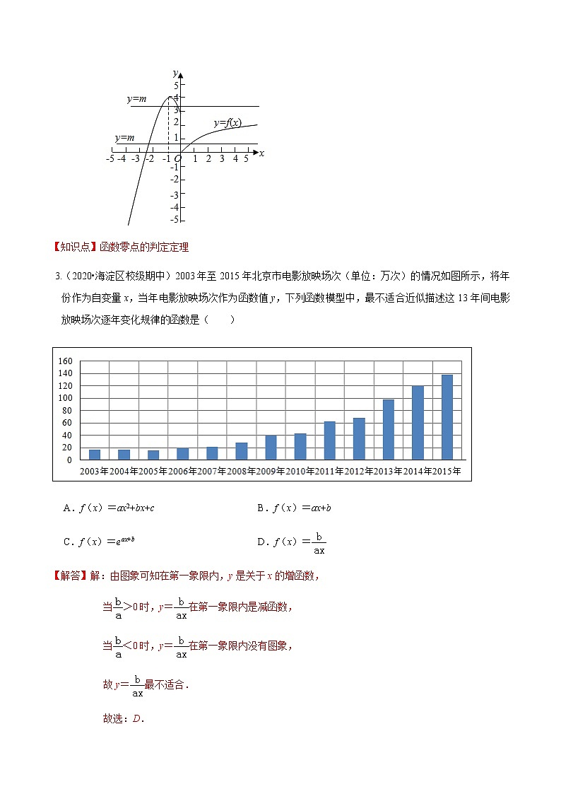 考点09 期中训练之函数的应用2-2020-2021学年高一《新题速递·数学》（人教版）02