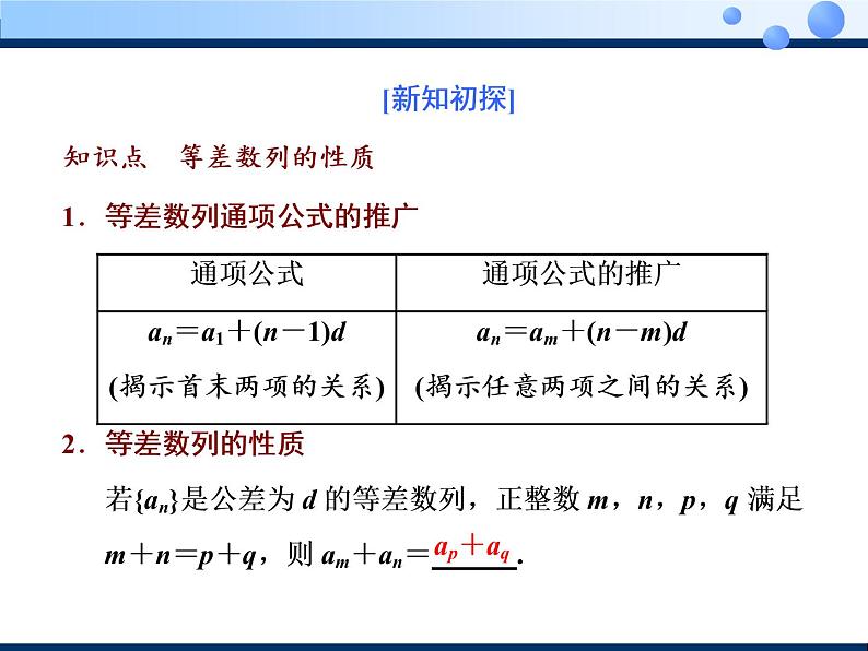 2020-2021学年人教A版选择性必修二同步课件4．2.1　第二课时　等差数列的性质03