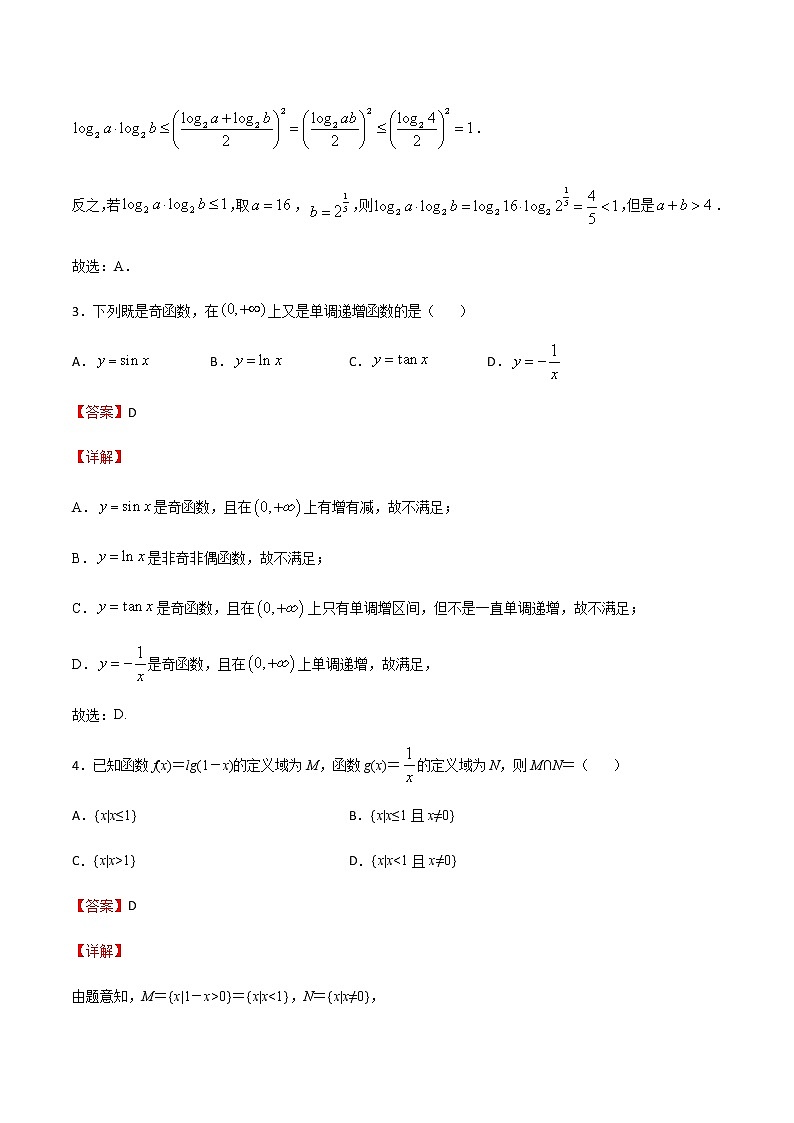 专题2 函数与导数-2021届高考数学重点专题强化卷02